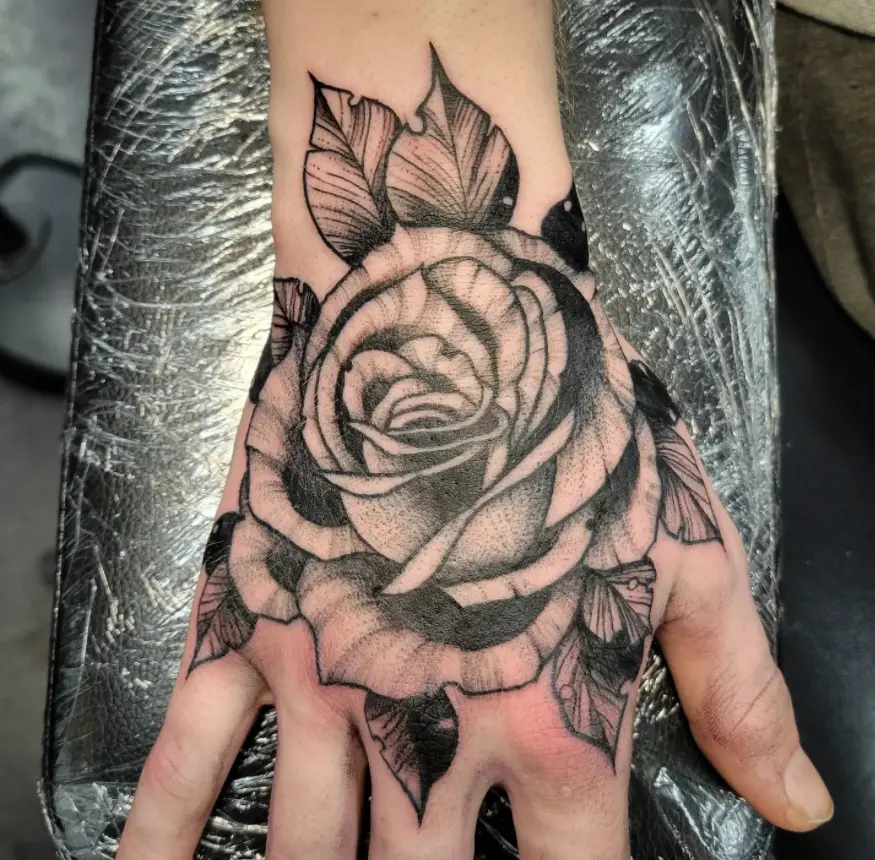 55 Lovely and Adorable Tattoos of Flowers For Hand - Psycho Tats